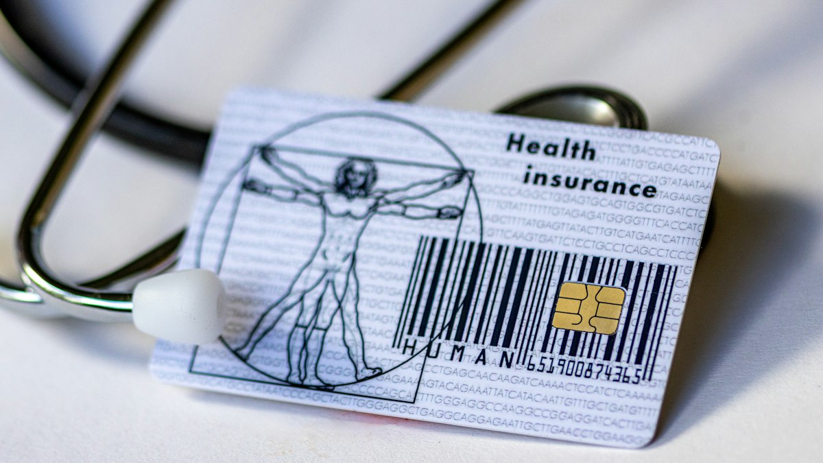 A card with a drawing of a person on it