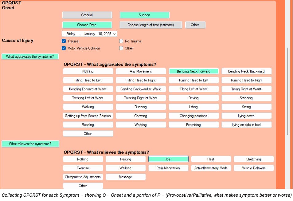 Documenting Subjective Complaints
