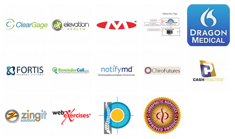 Many third party apps vendors are integrated into Genesis Chiropractic Software.