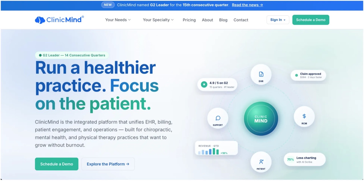 ClinicMind medical billing software