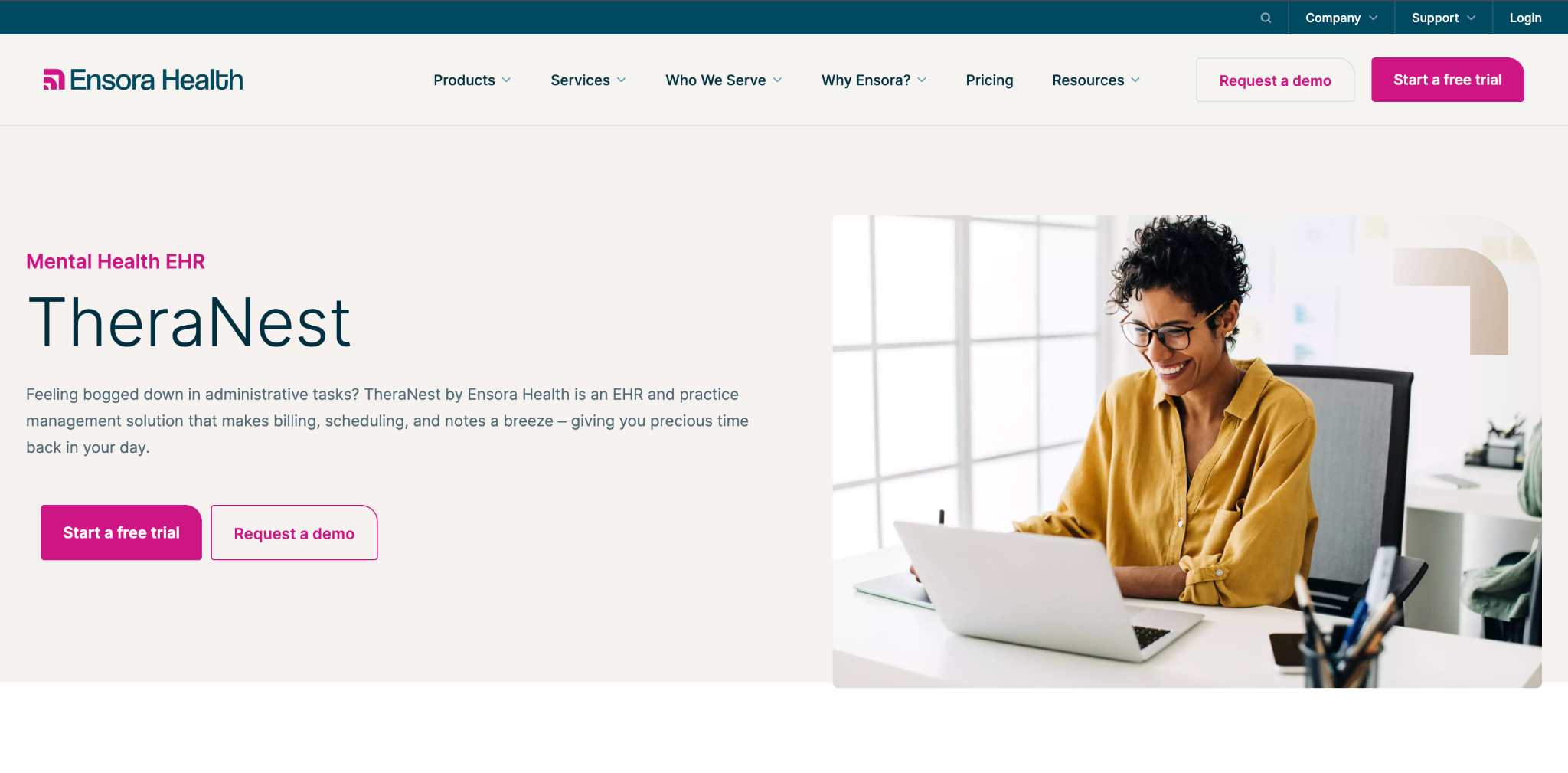 TheraNest mental health EHR software