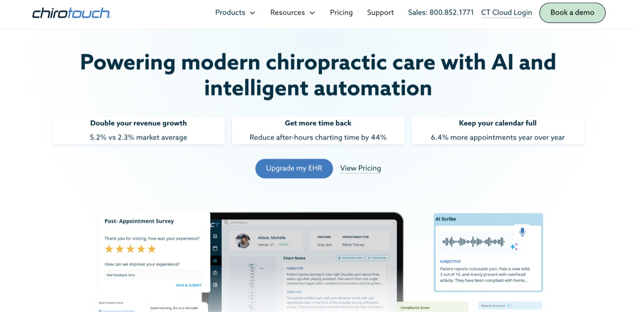 ChiroTouch practice management software
