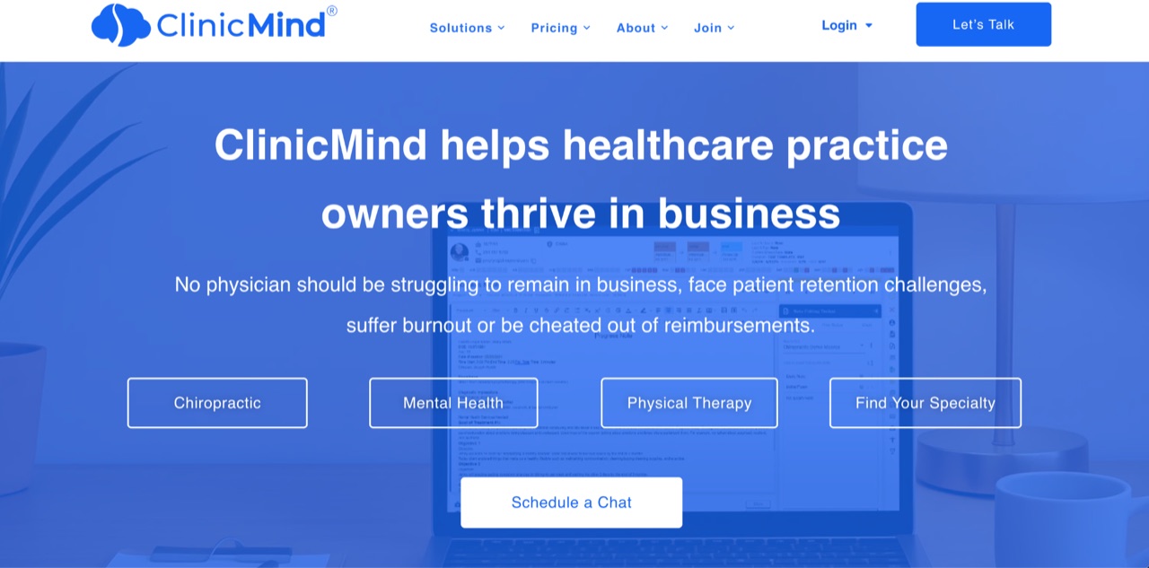 ClinicMind practice management software