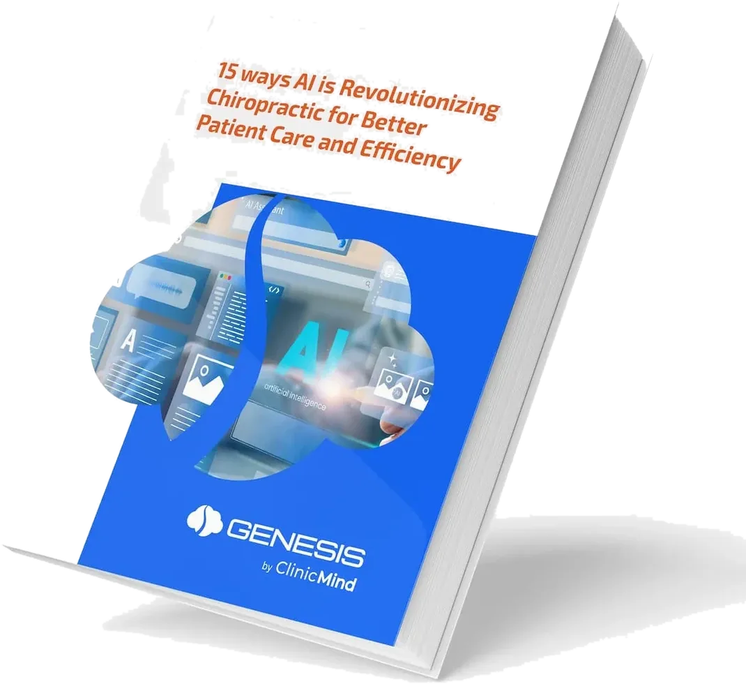 15 Ways AI is Revolutionizing Chiropractic for Better Patient Care and Efficiency eBook cover